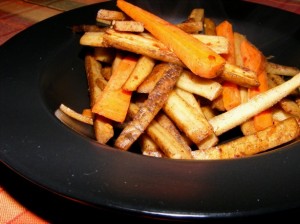 braised burdock with carrot